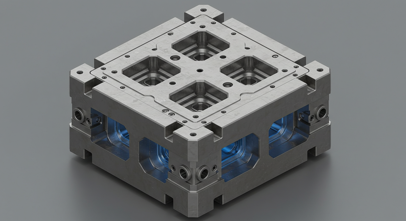 Multi-cavity injection mould